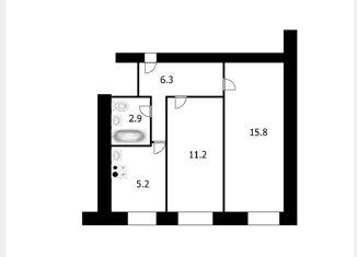 Продается комната, 42 м2, Новосибирск, Промышленная улица, 5А, Дзержинский район