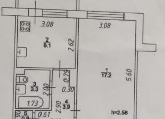 1-ком. квартира на продажу, 35 м2, Казань, улица Чишмяле, 13, Советский район