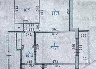 Продается 3-комнатная квартира, 67.3 м2, Екатеринбург, улица Викулова, 59к2, метро Геологическая