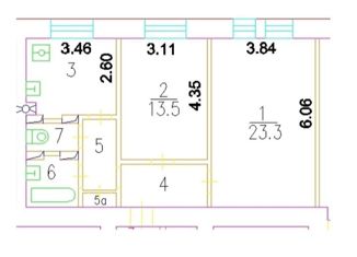 Продается 2-ком. квартира, 60.9 м2, Москва, Большая Филёвская улица, 21к2, метро Филёвский парк