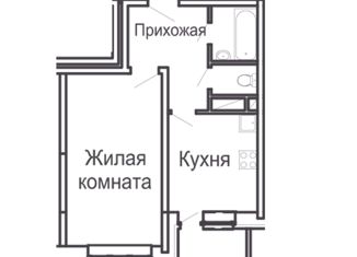 Продам 1-комнатную квартиру, 38.97 м2, Балашиха, Молодёжная улица, 11