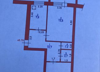 Продажа 2-комнатной квартиры, 50.5 м2, Пензенская область, Полевая улица, 22