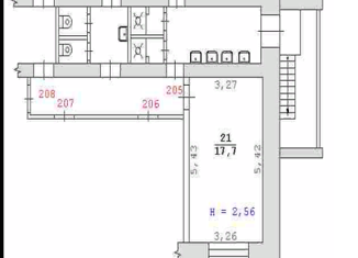 Продам квартиру студию, 17.7 м2, Екатеринбург, улица Титова, 27А