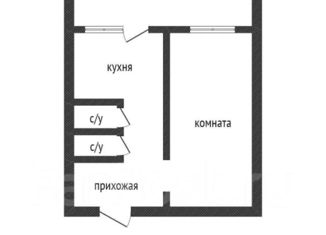 1-комнатная квартира на продажу, 33.7 м2, посёлок городского типа Новый, улица Ленина, 11