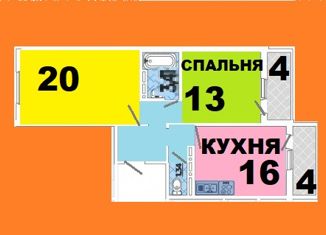 Сдаю 2-комнатную квартиру, 67 м2, Краснодар, Черкасская улица, 129/1