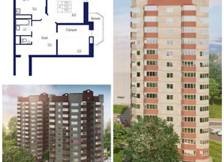 Продажа 2-ком. квартиры, 60.3 м2, Благовещенск, Игнатьевское шоссе, 25/18