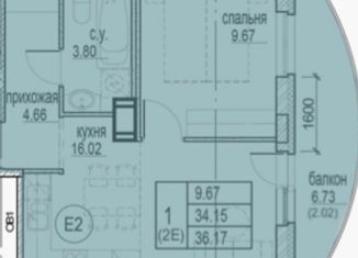 Продаю 1-комнатную квартиру, 36 м2, Кудрово, проспект Строителей, 5, ЖК Айди Кудрово 3