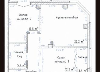 Продам 3-комнатную квартиру, 72.6 м2, Челябинская область, улица Свободы, 77
