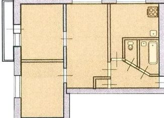 Продаю трехкомнатную квартиру, 48.9 м2, Санкт-Петербург, улица Крыленко, 25к1, улица Крыленко