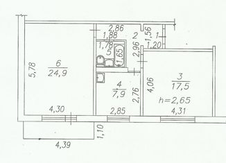 Продаю 2-ком. квартиру, 59.8 м2, Новокузнецк, улица Берёзовая Роща, 18, ЖК Берёзовая Роща