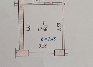 Продается квартира студия, 18 м2, Чебоксары, улица Бичурина, 8