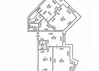 Продается 3-ком. квартира, 88.4 м2, Санкт-Петербург, Сердобольская улица, 7к2, Сердобольская улица