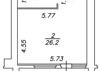 1-ком. квартира на продажу, 39.9 м2, Вологда, Пригородная улица, 16Б, 5-й микрорайон
