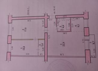 Продаю 3-ком. квартиру, 62.2 м2, Борзя, улица Богдана Хмельницкого, 6