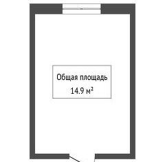 Продается комната, 14.9 м2, Новосибирск, улица Серафимовича, 1