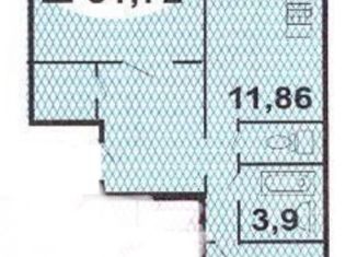 Продаю 2-ком. квартиру, 61.7 м2, Москва, улица Маршала Савицкого, 22, станция Щербинка