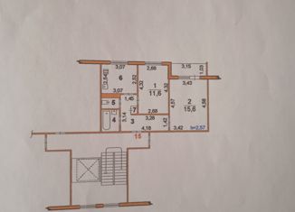 Продаю 2-комнатную квартиру, 47.5 м2, Невинномысск, Водопроводная улица, 356