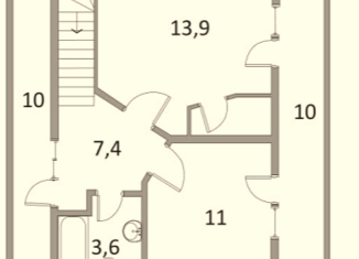 Дом на продажу, 78.7 м2, деревня Сарафаново, улица Мира, 5