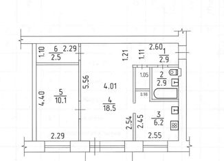 Продаю 2-комнатную квартиру, 43.9 м2, Удмуртия, Воткинское шоссе, 26