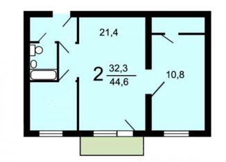 Продаю 2-ком. квартиру, 45 м2, Москва, Мичуринский проспект, 8к2, метро Ломоносовский проспект