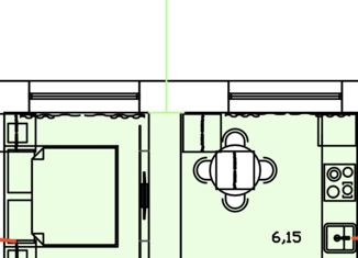 Продам квартиру студию, 20.5 м2, Адыгея, Морская улица, 3
