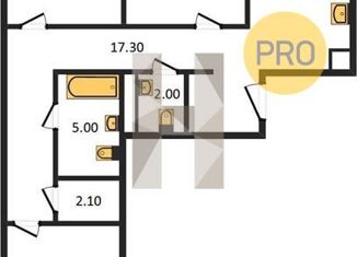 Продам 3-комнатную квартиру, 79.4 м2, Екатеринбург, улица Стачек, 68/5, ЖК Северный Квартал