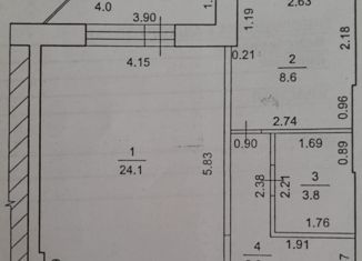 Продажа 1-комнатной квартиры, 42.5 м2, Белебей, Красная улица, 103А