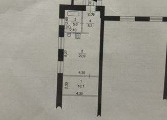 Продается двухкомнатная квартира, 43.9 м2, Магнитогорск, улица Бахметьева, 1