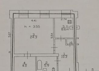 Продается 1-комнатная квартира, 53.9 м2, Кронштадт, Петровская улица, 8к2