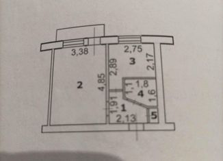 Продажа 1-комнатной квартиры, 29.1 м2, Губкин, Новая улица, 1А