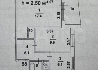 2-ком. квартира на продажу, 45 м2, Москва, Солнцевский проспект, 9к1, Солнцевский проспект