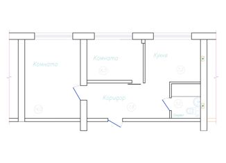 Продам 2-комнатную квартиру, 40 м2, поселок Ключи, Берёзовая улица, 2