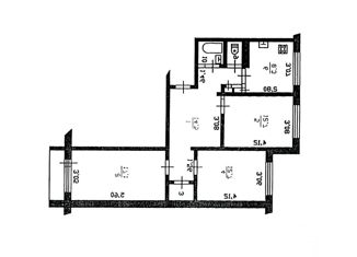 Продажа трехкомнатной квартиры, 72 м2, поселок Рябово, поселок Рябово, 12