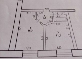 Продам 1-комнатную квартиру, 35 м2, Шилка, улица Ленина, 48