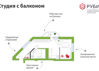 Продаю квартиру студию, 27.2 м2, Архангельск, проспект Ломоносова, 98, Ломоносовский округ