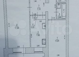 Продаю двухкомнатную квартиру, 50 м2, Ульяновск, Заволжский район, Заводской проезд, 27