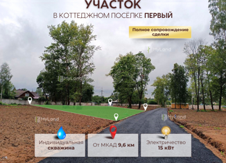 Продается участок, 6.14 сот., Королёв, коттеджный посёлок Первый, 40