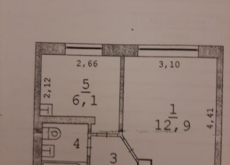 Сдача в аренду однокомнатной квартиры, 24.7 м2, Пермь, Мензелинская улица, 4