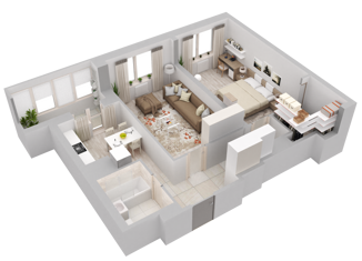 2-комнатная квартира на продажу, 69.7 м2, Волгоград, улица Алехина, 38А, Краснооктябрьский район