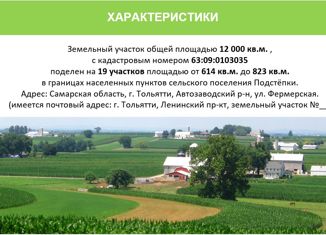 Земельный участок на продажу, 629 сот., село Подстёпки, Фермерская улица