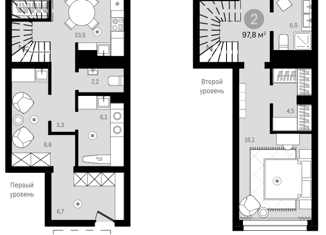 Продаю 3-ком. квартиру, 97.8 м2, Новосибирск, улица Владимира Заровного, с30, метро Речной вокзал