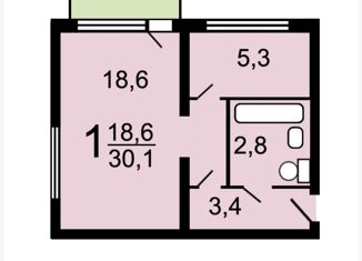 Продаю 1-ком. квартиру, 31 м2, Москва, проезд Добролюбова, 5А, метро Дмитровская