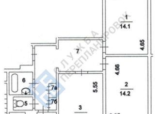 Продам 3-ком. квартиру, 78 м2, Москва, метро Марьина Роща, Олимпийский проспект, 22