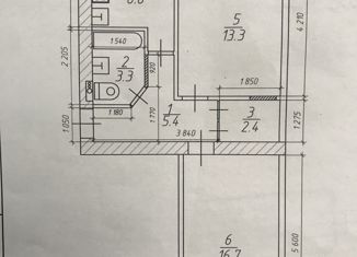 Продается двухкомнатная квартира, 47 м2, Ярославль, улица Городской Вал, 16, Кировский район