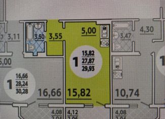 Продаю 1-ком. квартиру, 28 м2, Ростов-на-Дону, ЖК Суворовский, улица Александра Печерского, 3