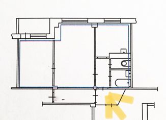 2-комнатная квартира на продажу, 39 м2, Красноярский край, улица Калинина, 2В