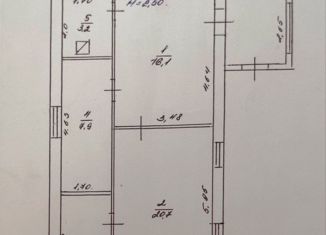 Дом на продажу, 59.8 м2, поселок Новоорск, Красноармейская улица, 74