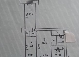 Продажа 3-комнатной квартиры, 53.4 м2, Томск, переулок Сергея Лазо, 4, Октябрьский район