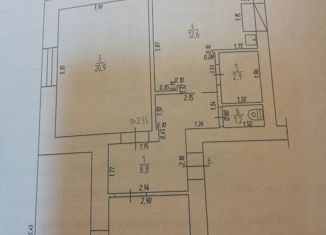 Продается 2-комнатная квартира, 57.3 м2, Ленинск-Кузнецкий, улица Байкаимский Разъезд, 1