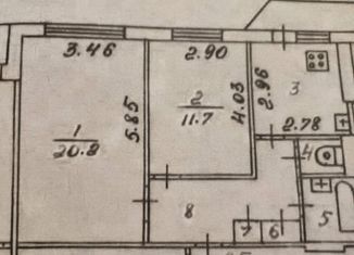 Продам 2-комнатную квартиру, 52.2 м2, Красноярский край, Дудинская улица, 15